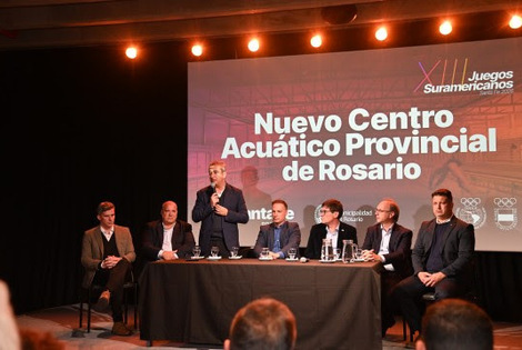 Imagen de Rosario: Construirán un Centro Acuático de nivel internacional