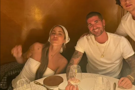 Imagen de Tini y Rodrigo De Paul reaparecieron juntos con nuevo look