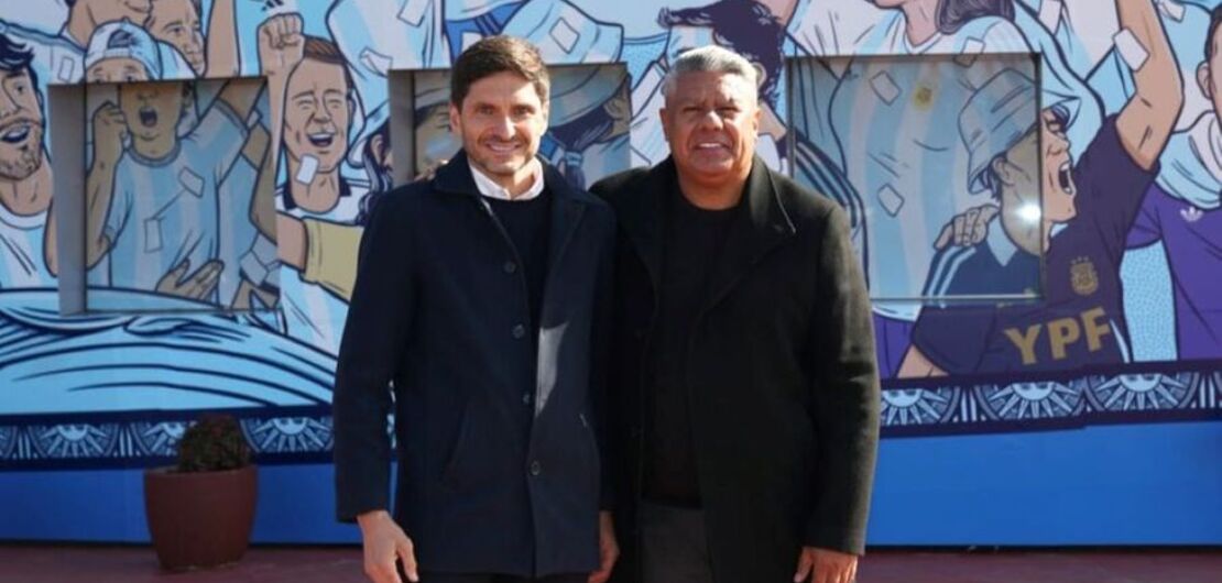 Imagen de Pullaro visito al "Chiqui" Tapia para trabajar en conjunto