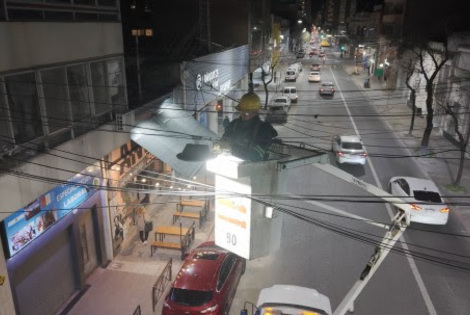 Imagen de El 84% de la ciudad ya cuenta con luces led
