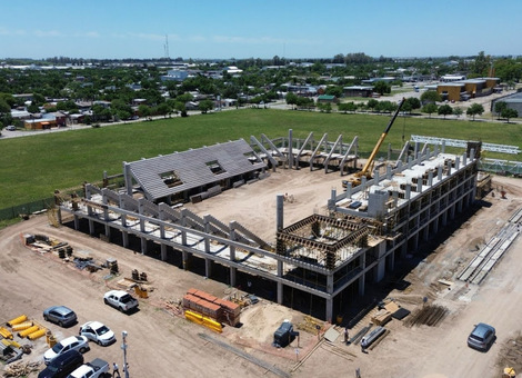 Imagen de el nuevo Microestadio de Rafaela en construcción Imagen de el nuevo Microestadio de Rafaela en construcción