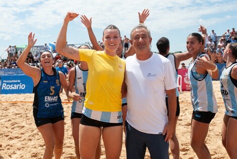 Imagen de Cerró la Playa Olímpica 2026 con un evento internacional Imagen de Cerró la Playa Olímpica 2026 con un evento internacional