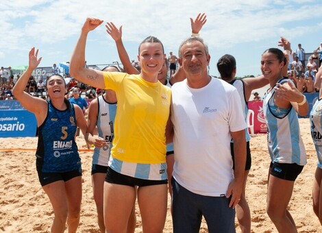 Imagen de Cerró la Playa Olímpica 2026 con un evento internacional Imagen de Cerró la Playa Olímpica 2026 con un evento internacional