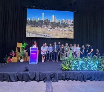 Foto: Autoridades en el &uacute;ltimo workshop de Arav en Metropolitano.