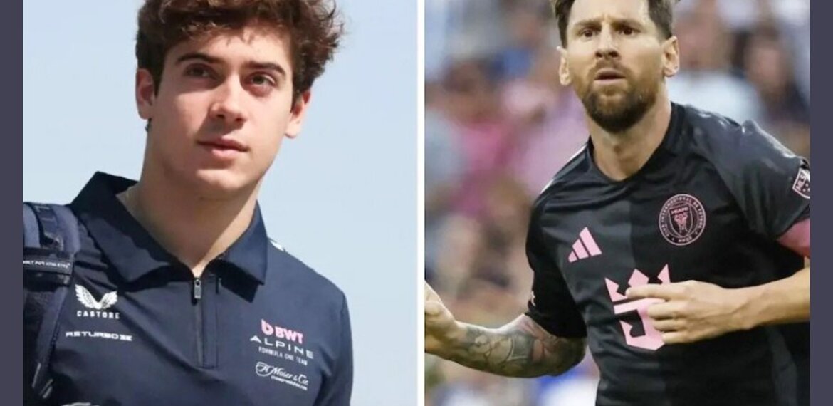 Imagen de posible encuentro entre Colapinto y Messi en Miami