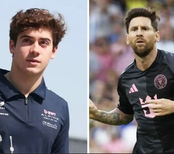 Imagen de posible encuentro entre Colapinto y Messi en Miami