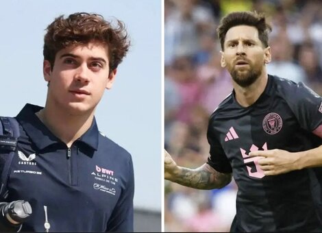 Imagen de posible encuentro entre Colapinto y Messi en Miami Imagen de posible encuentro entre Colapinto y Messi en Miami