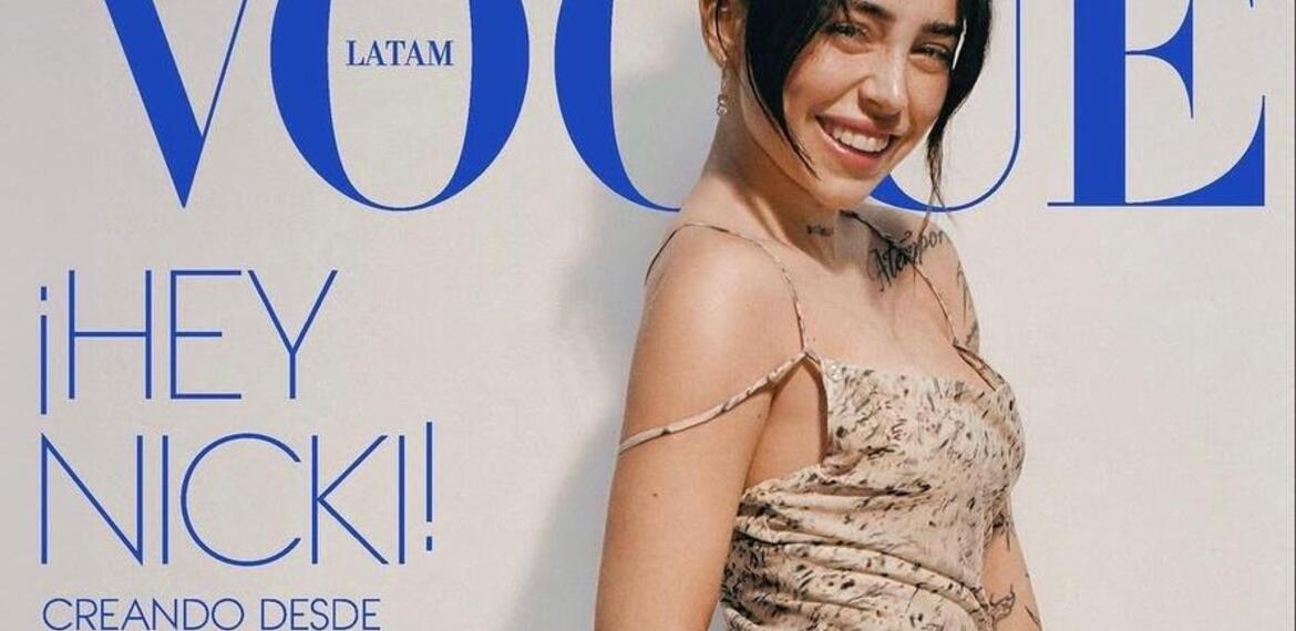 Imagen de Nicki Nicole impacta en la portada de Vogue Latinoam&eacute;rica