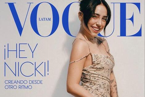 Imagen de Nicki Nicole impacta en la portada de Vogue Latinoam&eacute;rica