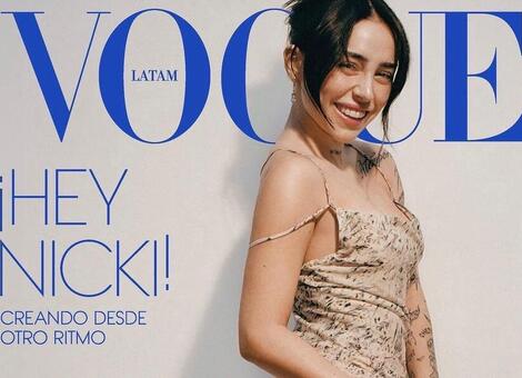 Imagen de Nicki Nicole impacta en la portada de Vogue Latinoam&eacute;rica