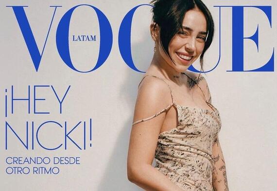 Imagen de Nicki Nicole impacta en la portada de Vogue Latinoam&eacute;rica