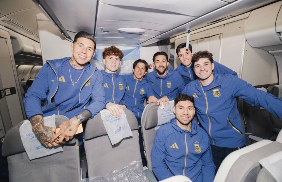 Imagen de La Selecci&oacute;n Argentina lleg&oacute; a Estados Unidos y se prepara