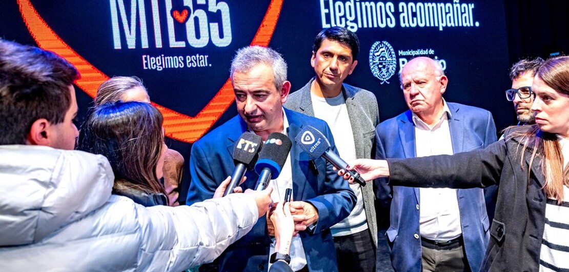 Imagen de Pablo Javkin present&oacute; el plan municipal Mil65