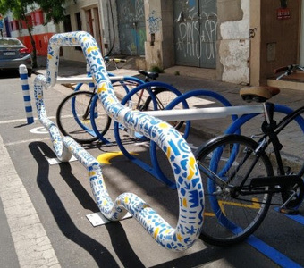 Imagen de �A RODAR MI VIDA�, BUSCAN EMBELLECER BICICLETEROS P&Uacute;BLICOS