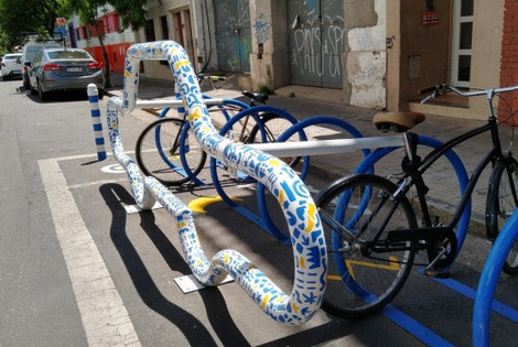 Imagen de �A RODAR MI VIDA�, BUSCAN EMBELLECER BICICLETEROS P&Uacute;BLICOS