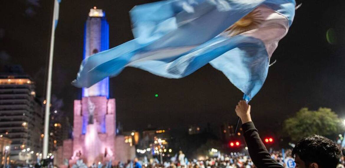 Imagen de Argentina finalista: El Monumento y un festejo inolvidable