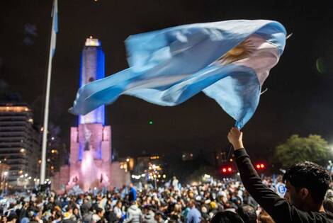 Imagen de Argentina finalista: El Monumento y un festejo inolvidable