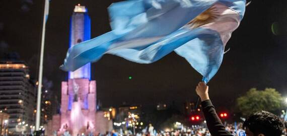 Imagen de Argentina finalista: El Monumento y un festejo inolvidable