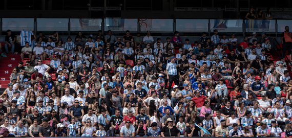 Imagen de m&aacute;s de 200.000 personas el s&aacute;bado en los Juegos Suramericanos
